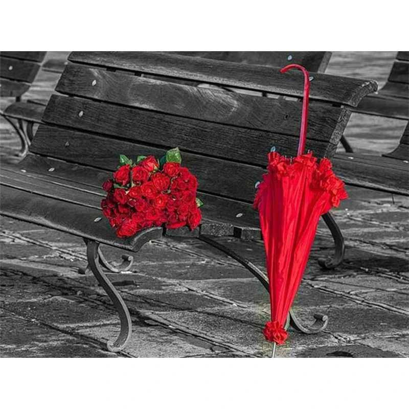 

5D алмазная живопись «сделай сам», полноразмерная красная и черная серия, украшение для дома, вышивка, ручная работа, художественные наборы