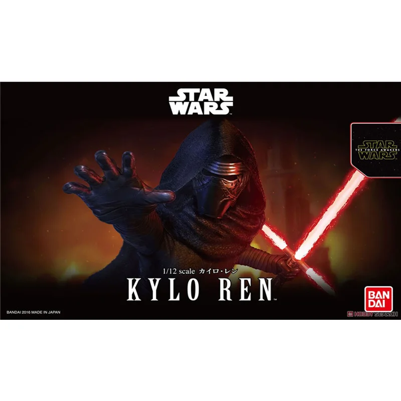 

BANDAI Star Wars Original 1/12 Star Wars: The Force Awakens First Order Kylo Ren Anime Action & Toy figures Model Toys