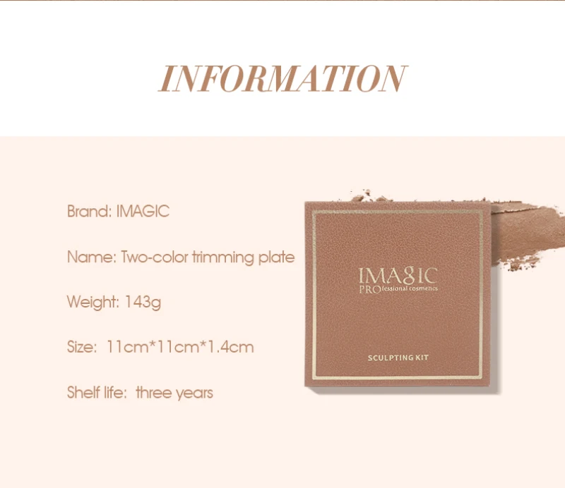 2 цвета пудра контур лица хайлайтер тени для глаз бронзер палитра консилер носа