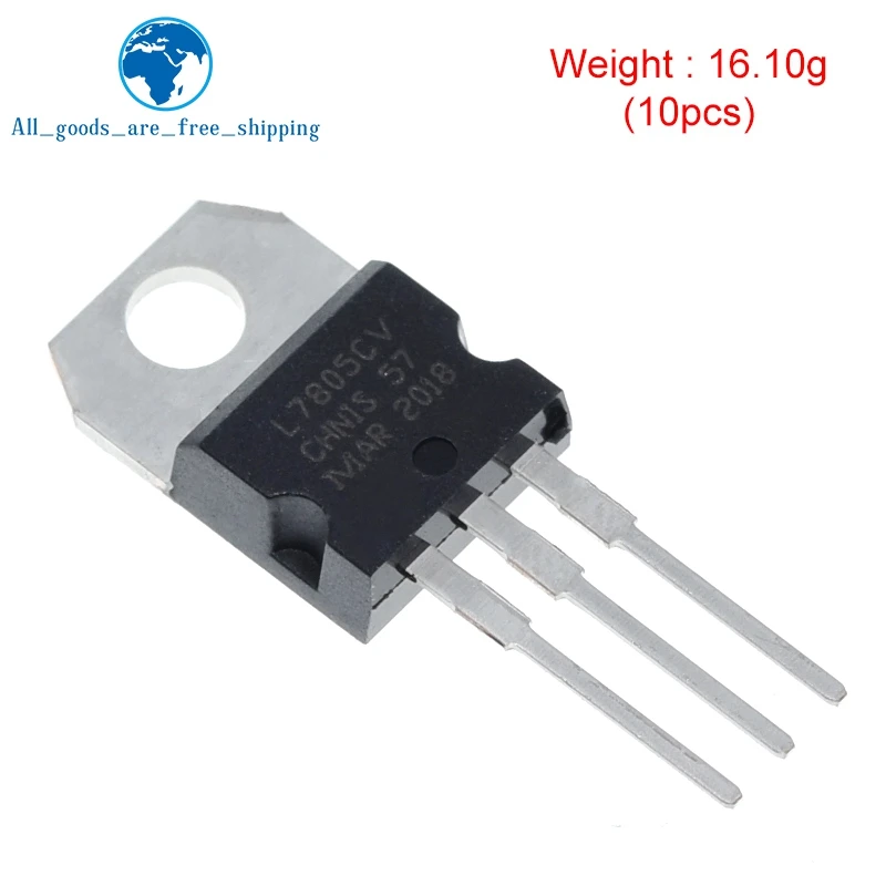 TZT 10 шт./лот Новый регулятор напряжения L7805CV TO 220 L7805 7805 5 в положительного S|ic 7805|ic