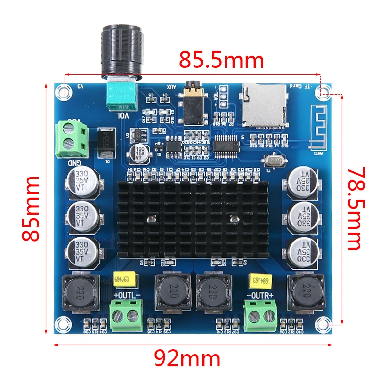 Цифровая плата усилителя bluetooth 5 0 TDA7498 двухканальный стерео усилитель высокой