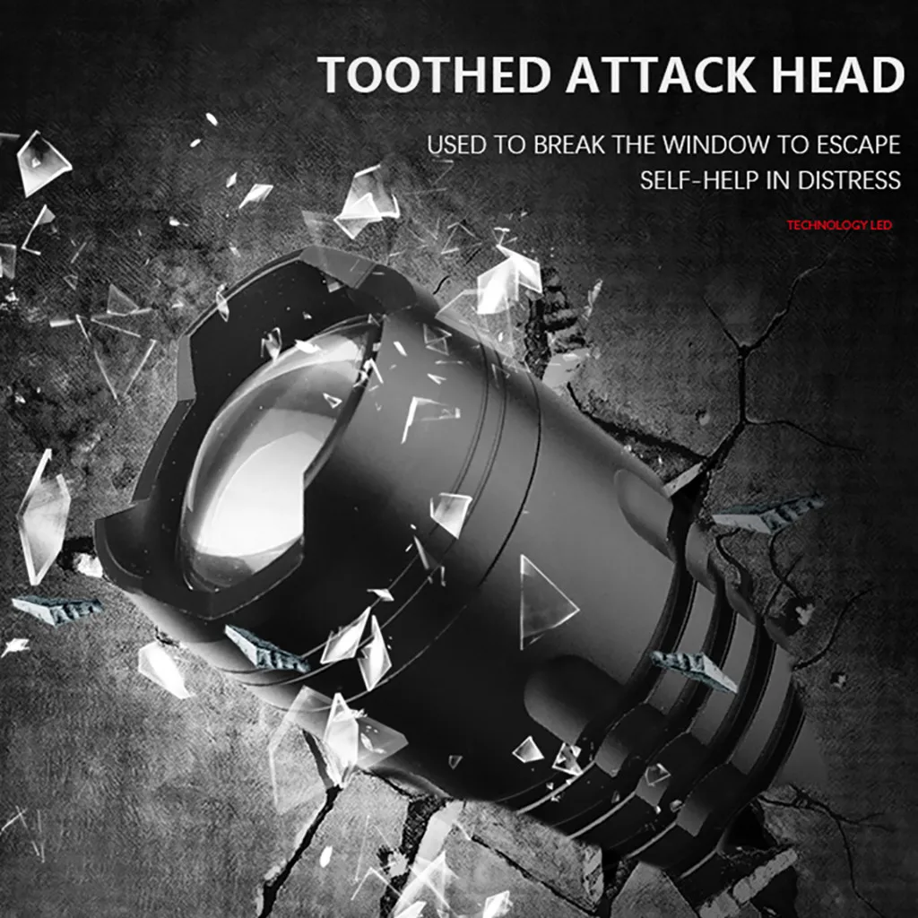 Мощная светодиодный ная вспышка XHP50 фонасветильник из алюминиевого сплава с