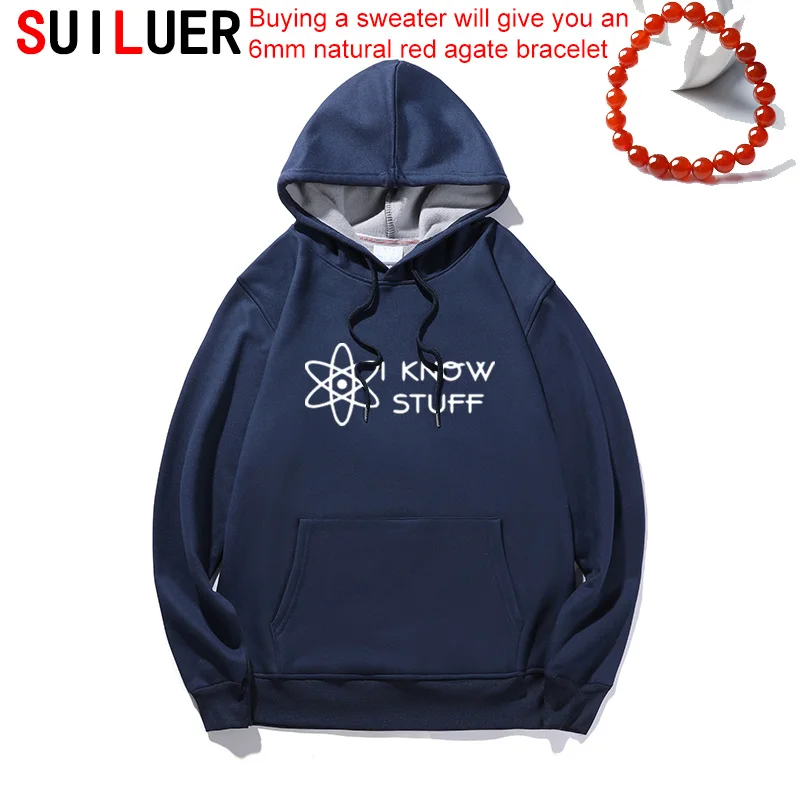 

Never Trust An Atom Hoodies Geek Letter Printed Women Men Sweatshirts Funny Fleece Cotton Sweater Science Unisex Pullovers SL039