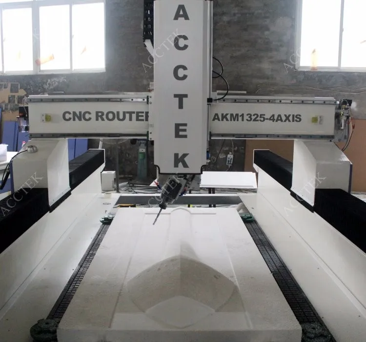 4 axis cnc door carving desktop wood router / machine akm1325c-4a | Инструменты