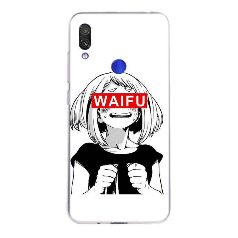 Sugoi семпай аниме Waifu чехол для Xiaomi Redmi Note 7 6 Pro 5 4 4X K20 7A Y3 S2 5A 6A Xiomi Pocophone F1 9T 9 SE 8 A2 lite |