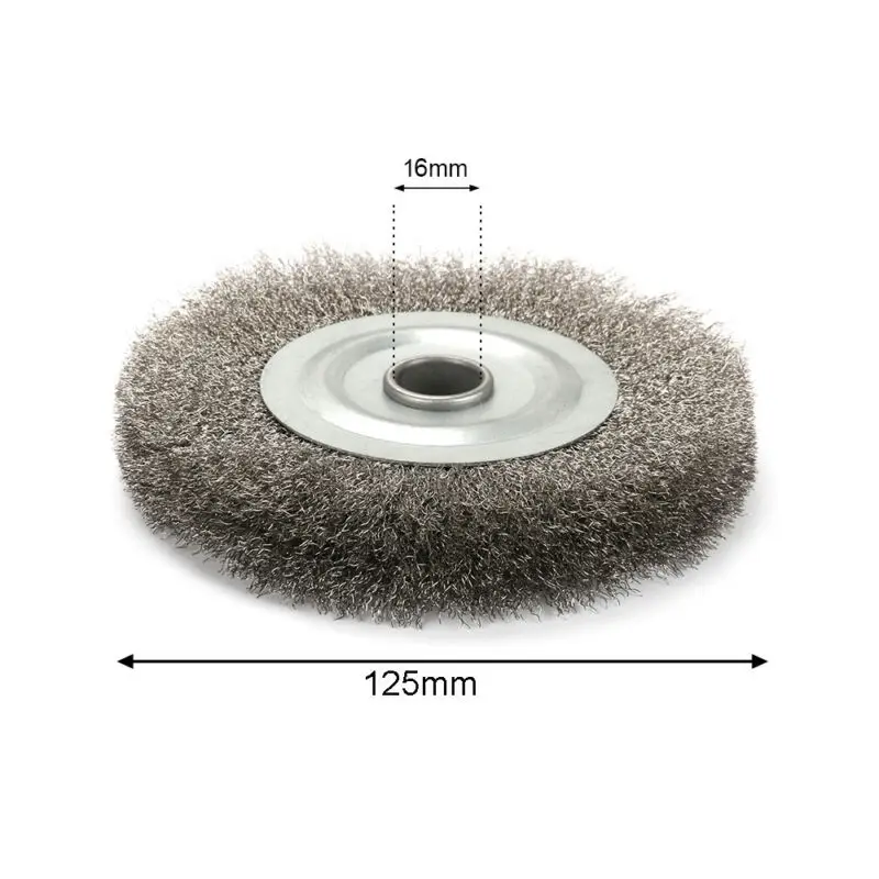 

Stainless Steel Wire Wheel Brush For Bench Grinder Rust Remover Finishing Tools