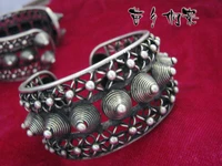 miaoxiang village guizhou minority style handmade miao silver bracelet personalized rivet bracelet