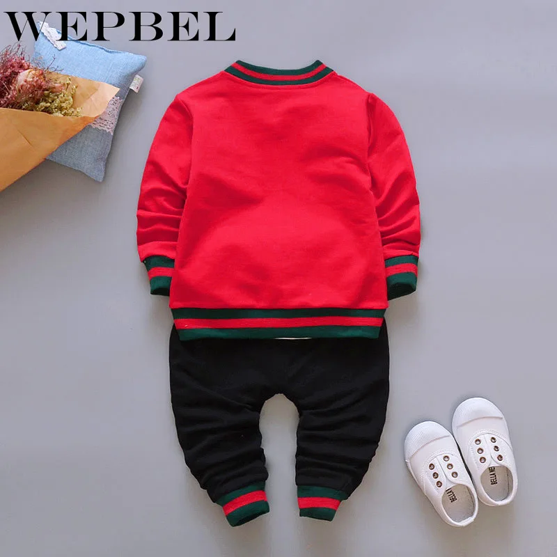 WEPBEL Демисезонный для малыша на каждый день спортивный костюм детская футболка