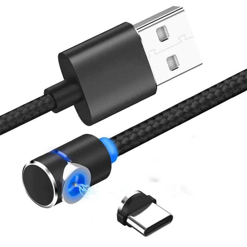 2020 1 м Магнитный кабель Micro usb type C адаптер зарядное устройство Быстрая зарядка для
