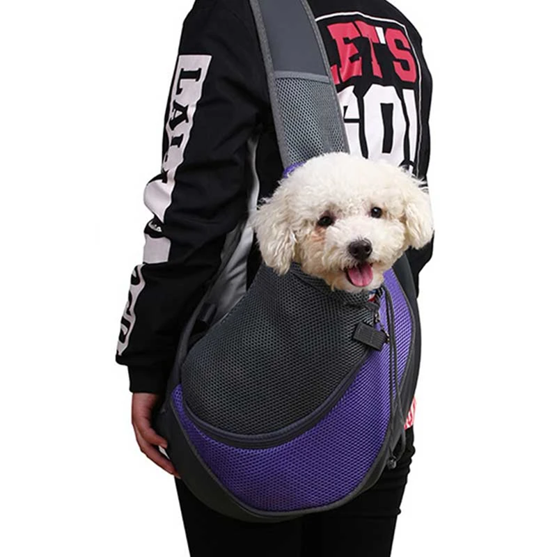 Воздухопроницаемая уличная переноска для собак теплая Сетчатая Сумка из ткани