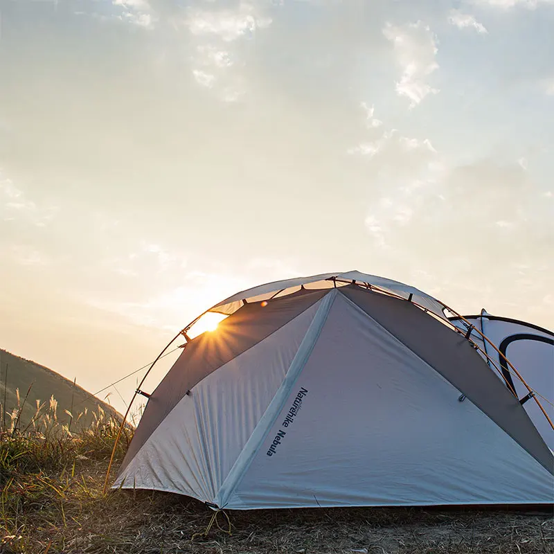 Naturehike Nebula X Structure 1-2 человека 20D нейлоновая двухместная палатка с защитой от снега