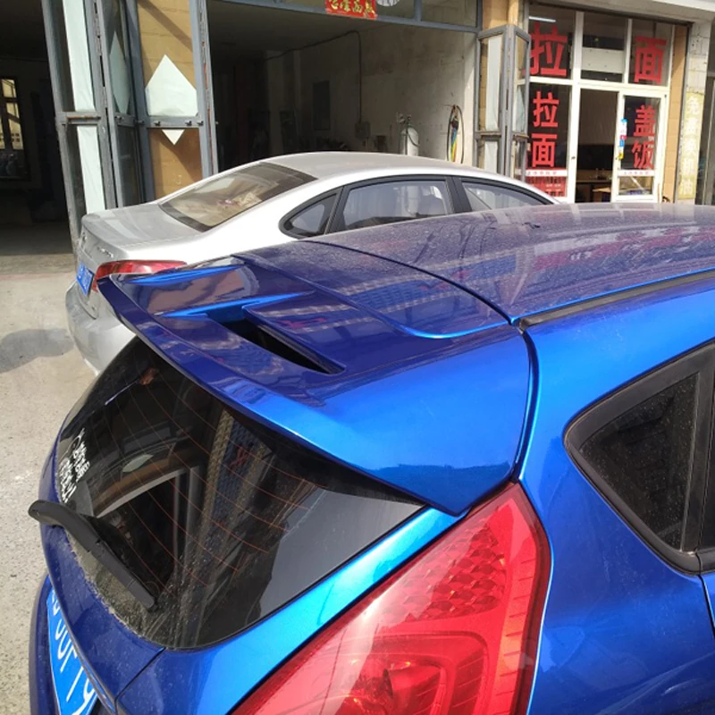 Неокрашенный спойлер из АБС пластика для заднего багажника Ford Fiesta 2009 2010 2011 2012