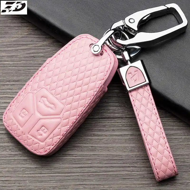 Высококачественный чехол для автомобильного ключа из натуральной кожи Audi A2 A3 A4 A6