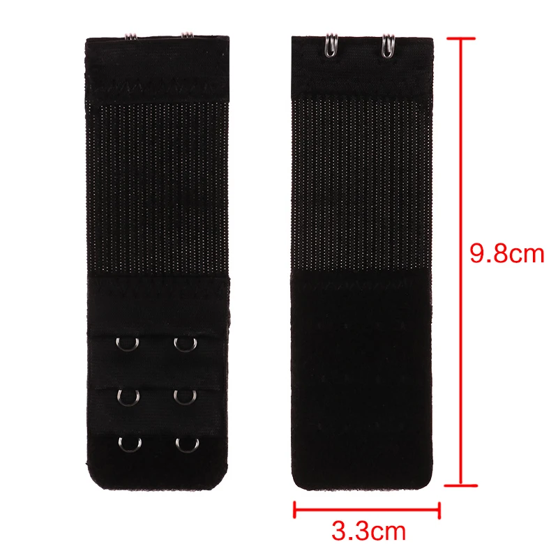 

2 Hook Bra Extender For Women's Elastic Bra Extension Strap Hook Clip Expander Adjustable Belt Buckle Intimates 1/3/4 Pcs
