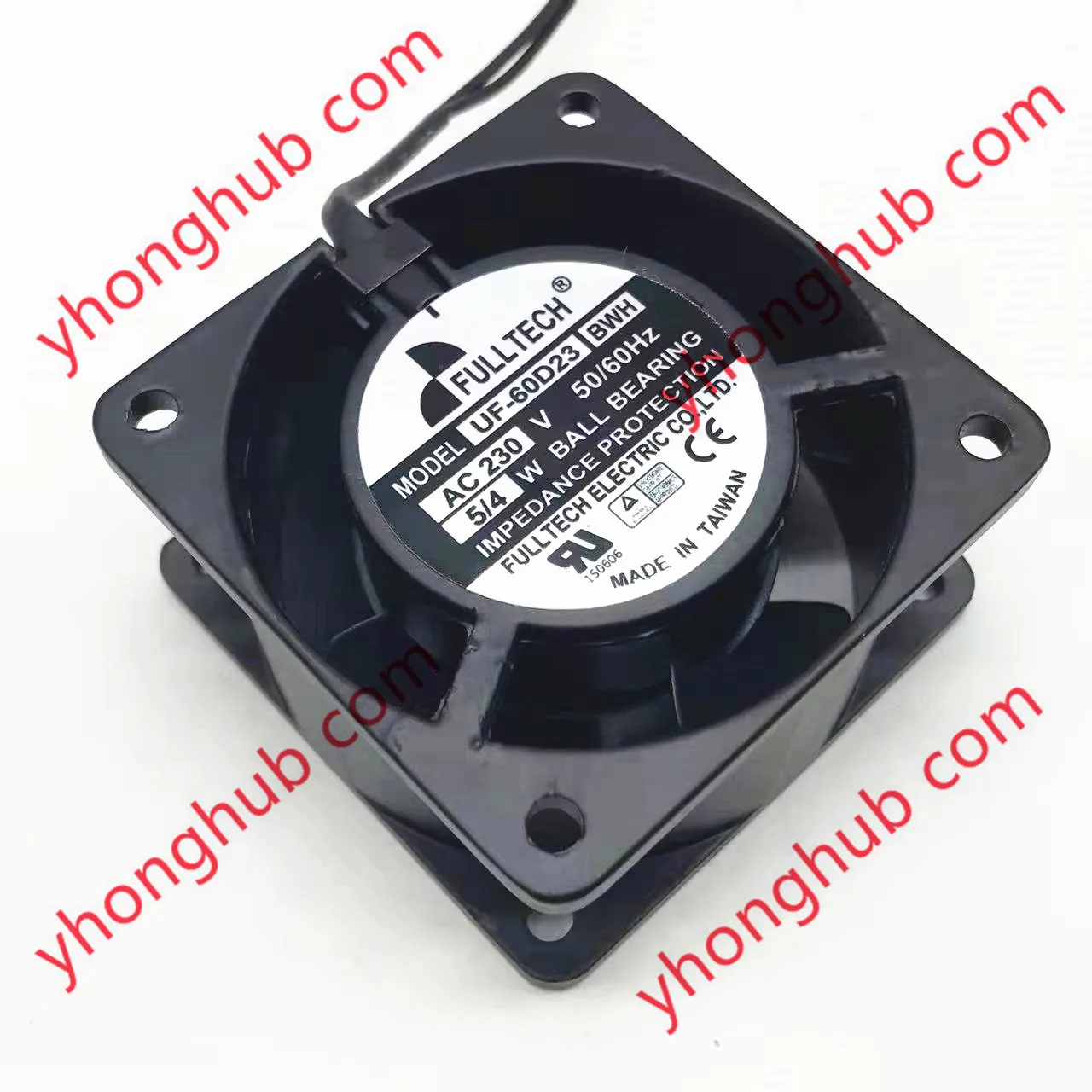 Серверный охлаждающий вентилятор FULLTECH UF-60D23 BWH, 230 В переменного тока, 5/4 Вт, 60x60x30 мм, 2 провода