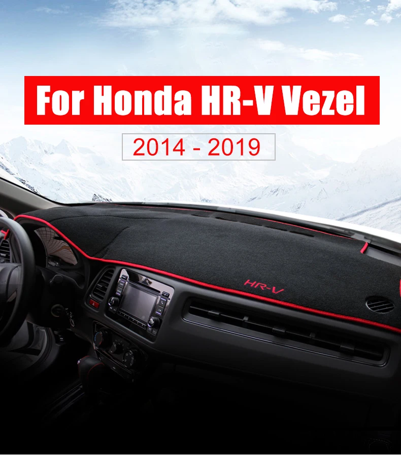 Для Honda HRV HR-V Vezel LHD/RHD крышка приборной панели автомобиля коврики колодки анти-УФ чехол ковры аксессуары