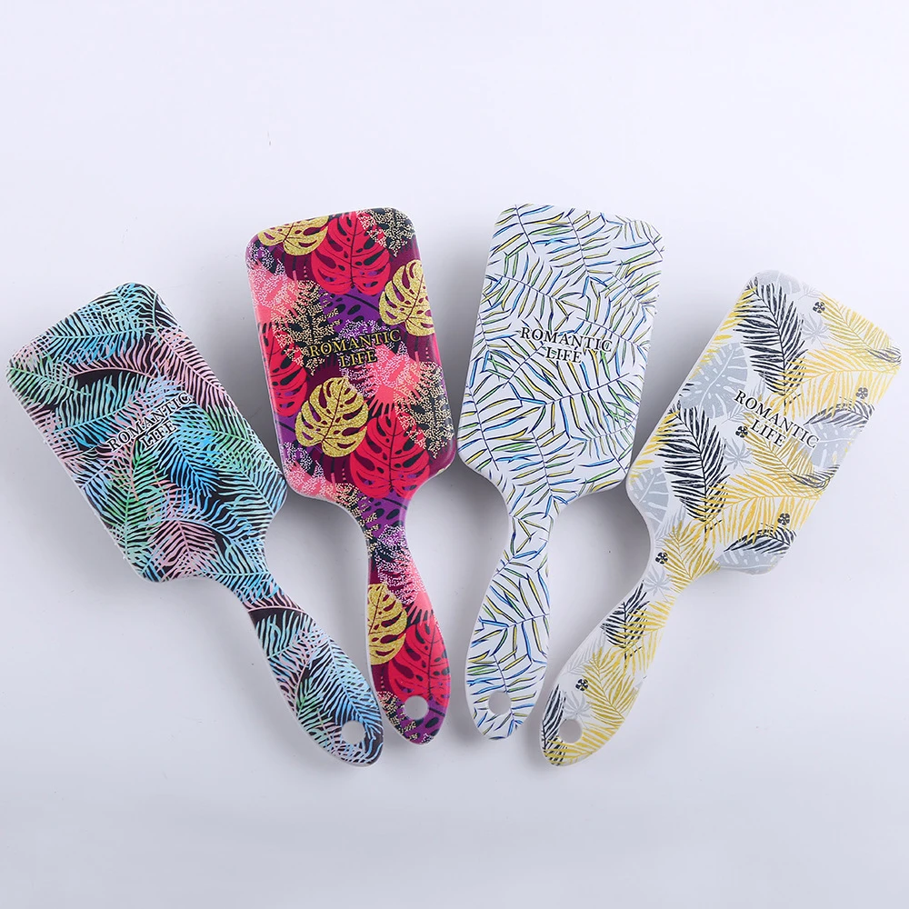 

Массажная расческа для волос A98653 с подушкой безопасности, нейлоновая Женская щетка для волос с влажными вьющимися деталями для салона, инст...