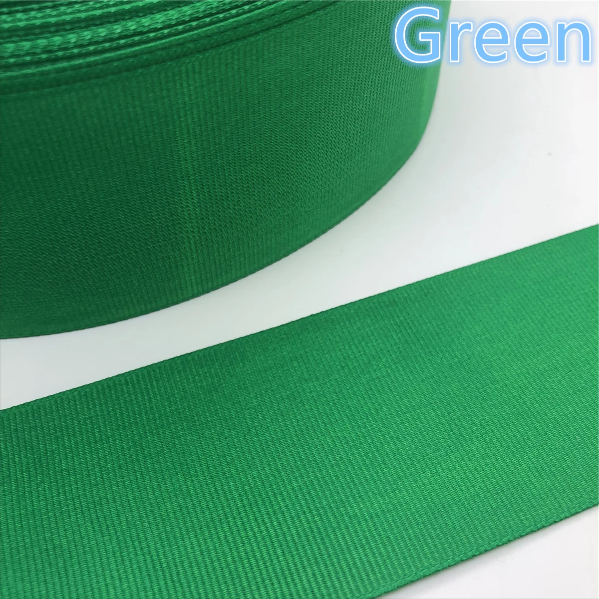 Green Новинка; 10/15/20/25/40/50 мм Ширина Grosgrain поликлиновый приводной ремень многоцелевые Свадебная вечеринка - Цвет: Green