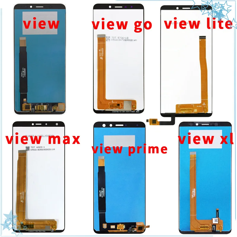 ЖК дисплей для Wiko View/View Go/View Lite/View Max/View Prime/View XL сенсорный экран в сборе дигитайзер