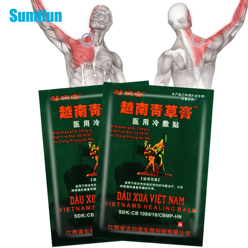 

16pcs Vietnam Arthritis Plaster Back Neck Knee Lumbar Ache Joints Orthopedic Pain Relief Patch Herbal Medical Stickers C2357