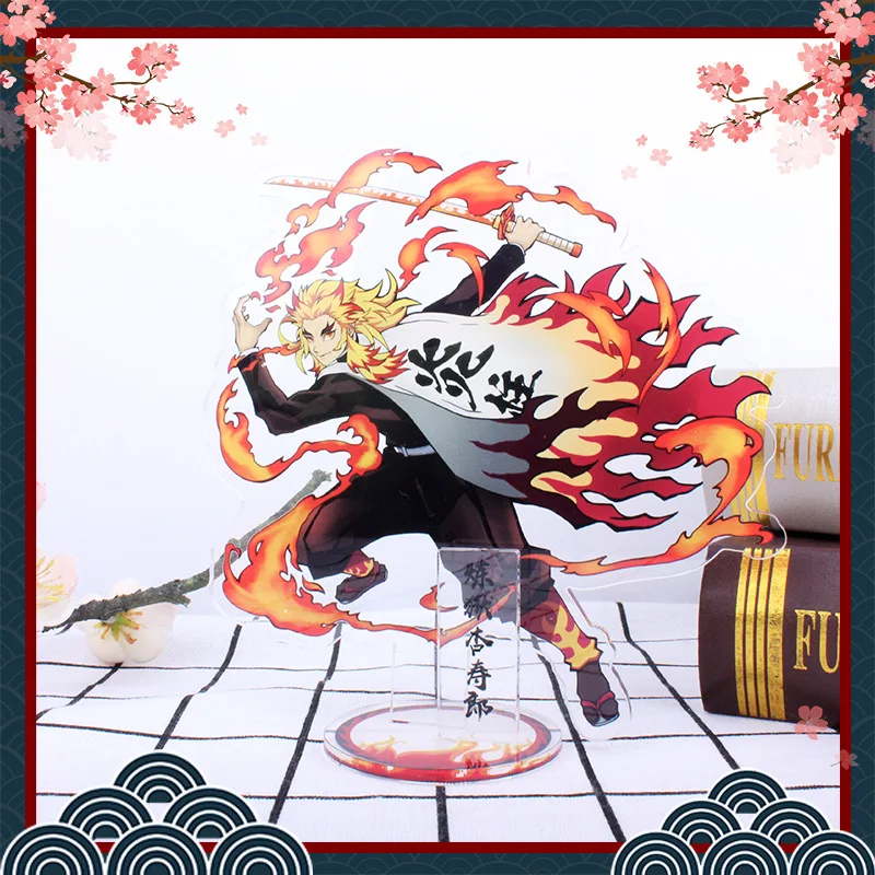 

16CM Anime Acrylic Stand Figure Model Desktop Decor Toy Demon Slayer Hot Anime Kamado Tanjirou Kamado Nezuko Agatsuma Zenitsu