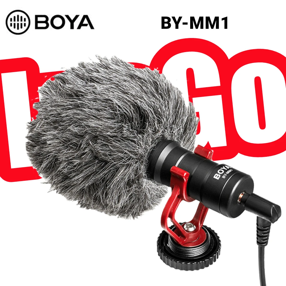 

BOYA BY-MM1 Cardioid pointing Microphone Smartphones Camcorders Audio Recorders PC Vlog Live Podcast Meeting Report