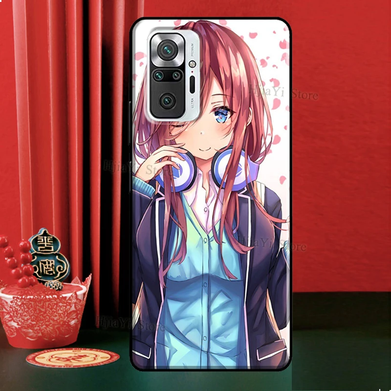 Чехол Nakano Miku для Xiaomi Redmi Note 12 Pro 11 9 8 10 9S 10S 11S 12S 12C 9C 10A 10C |