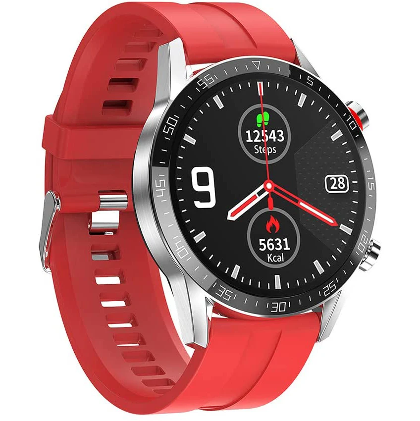 

L13 Business Smart Watch Bluetooth Call IP68 Waterproof ECG+PPG Pressure Heart Rate Fitness Tracker Men Sports Smart Bracelet