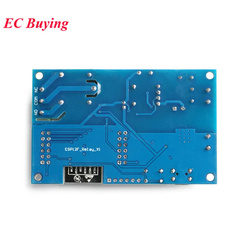 Беспроводной релейный модуль ESP8266 с Wi-Fi Φ AC 220V DC 5V 12V источник питания ESP 12F макетная