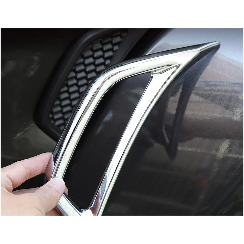 Новая хромированная Боковая дверь крыло вентиляционного отверстия обшивка 2 шт.