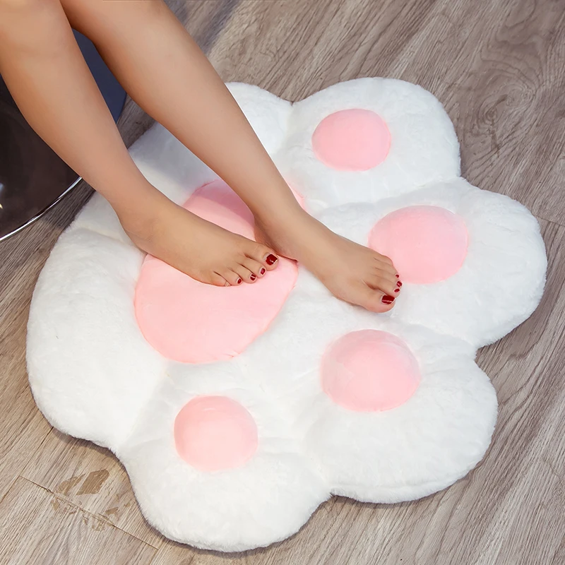 

1 PC INS NEW Paw Pillow Animal Seat Cushion Stuffed Small Plush Sofa Indoor Floor Home Chair Decor Winter Children Gift