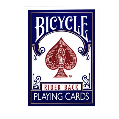 1 колода оригинальные игральные карты Bicycle велосипедный стандарт колода обычные велосипедные карты колода всадник назад волшебные карты реквизит для магических фокусов - Цвет: GLOBLE BLUE