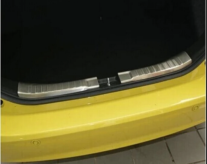Yimaautotrims аксессуары подходят для Honda Fit JAZZ 2014 2019 задний бампер Накладка на порог