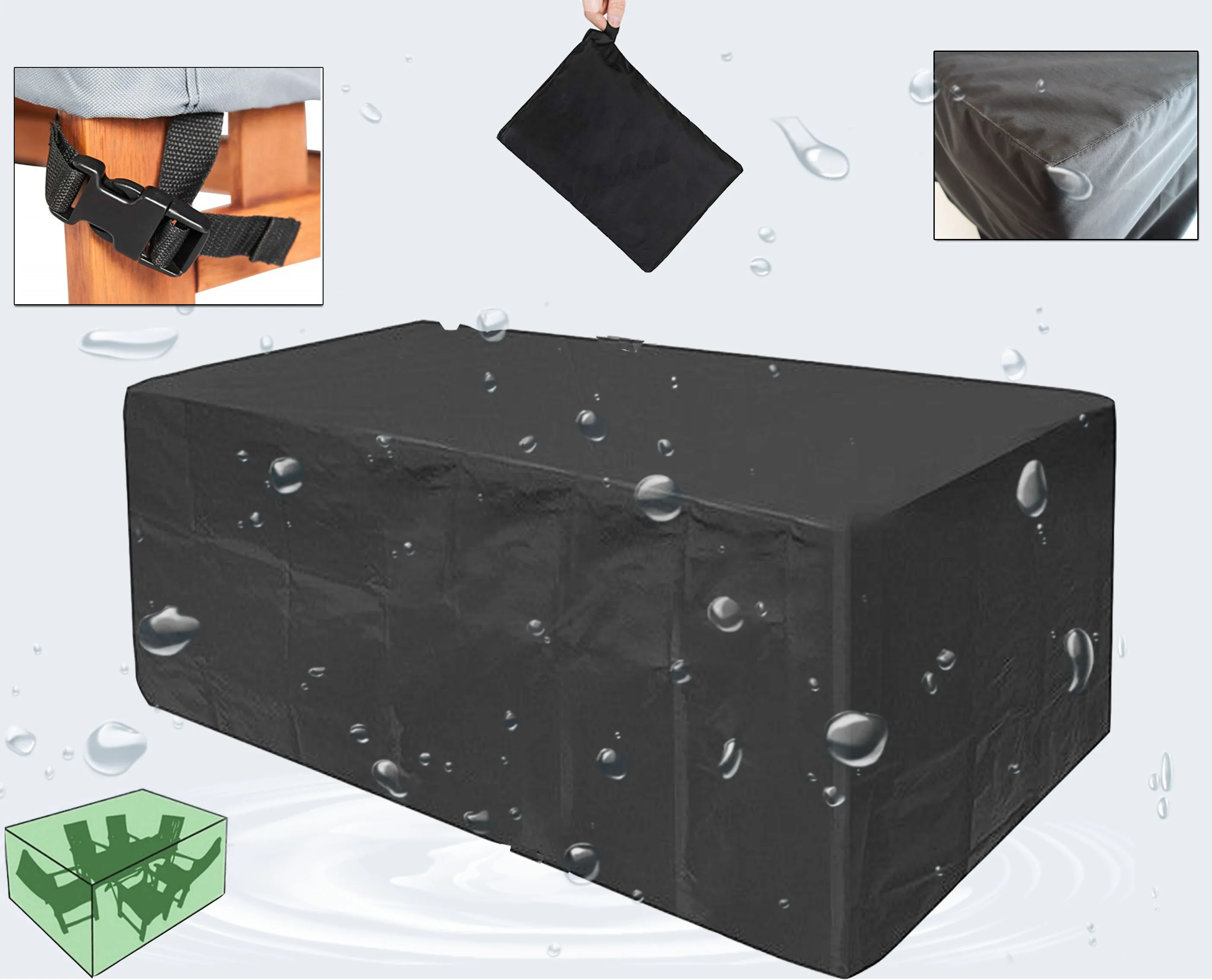 Outdoor Garden Chair Cover Furniture Dust Sofa Waterproof Oxford Cloth Terrace | Дом и сад