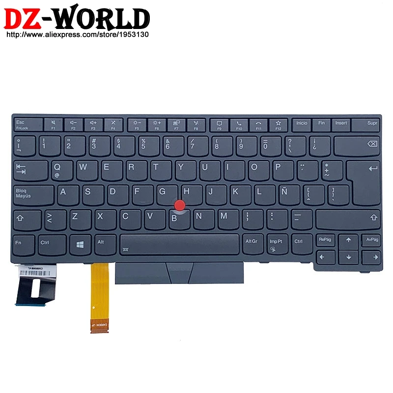 

New Original Gray LAS Latin Spanish Backlit Keyboard for Lenovo Thinkpad T14 P14S Gen1 Gen2 Laptop 5N21B08380 5N21B08343