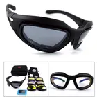 Мужские Поляризованные Тактические Солнцезащитные очки с защитой UV400, велосипедные очки C5, уличные армейские очки, мотоциклетные очки для стрельбы