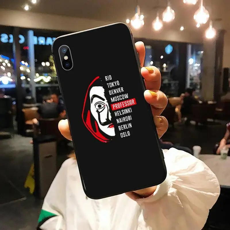 

Spain TV Money Heist House Paper Phone Case for iPhone 11 12 pro XS MAX 8 7 6 6S Plus X 5S SE 2020 XR