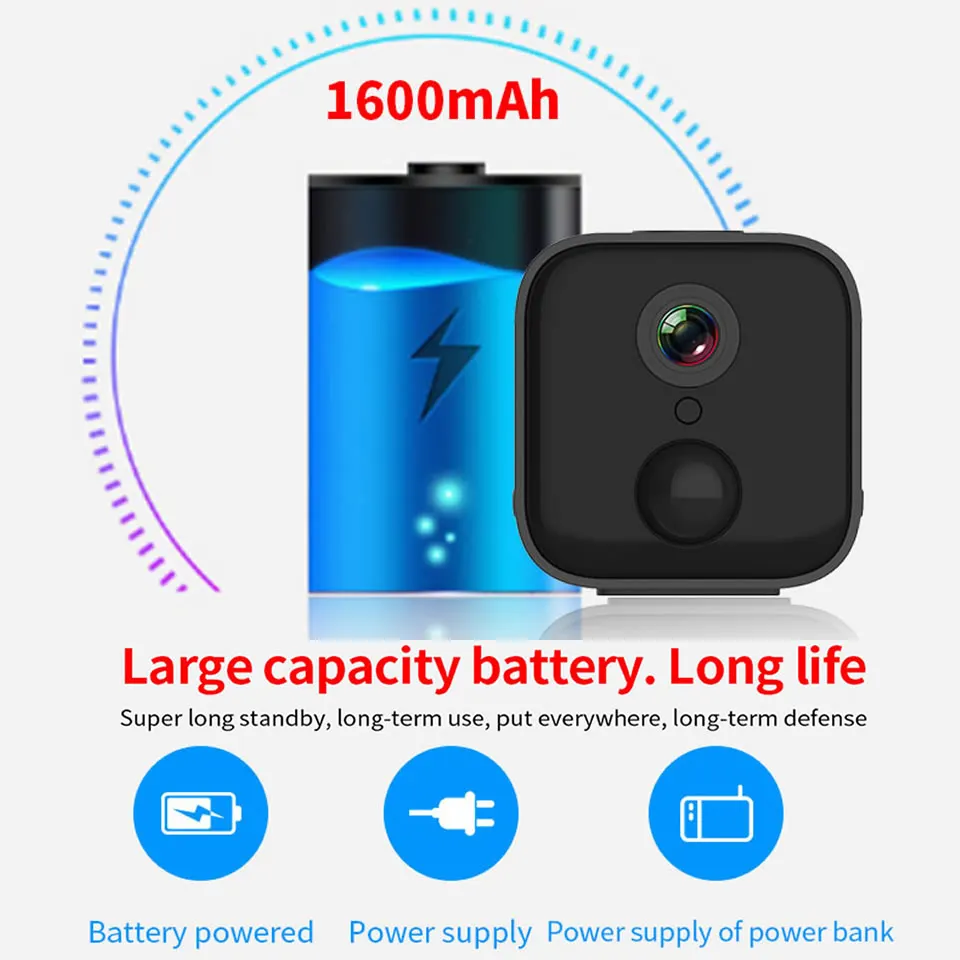 A21 HD мини Wi Fi камера 1080P ИК ночного видения домашняя видеонаблюдения детектор