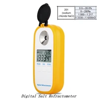 digital salinity refractometer 0 28 lcd electronic salt sodium chloride nacl concentration meter fast food water quality tester