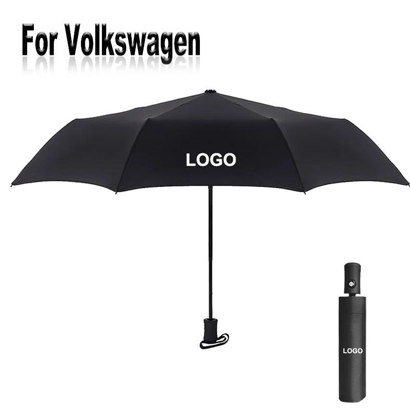 Автомобильный зонт для Volkswagen VW с логотипом ветрозащитный устойчивый к