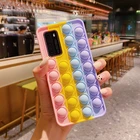 Чехол-накладка для Huawei P40, P30 Pro, Mate 30, 40, Honor 20, 10, 8X, 9X, 10i, 20i Lite, NOVA 5T, силиконовый, антистрессовый