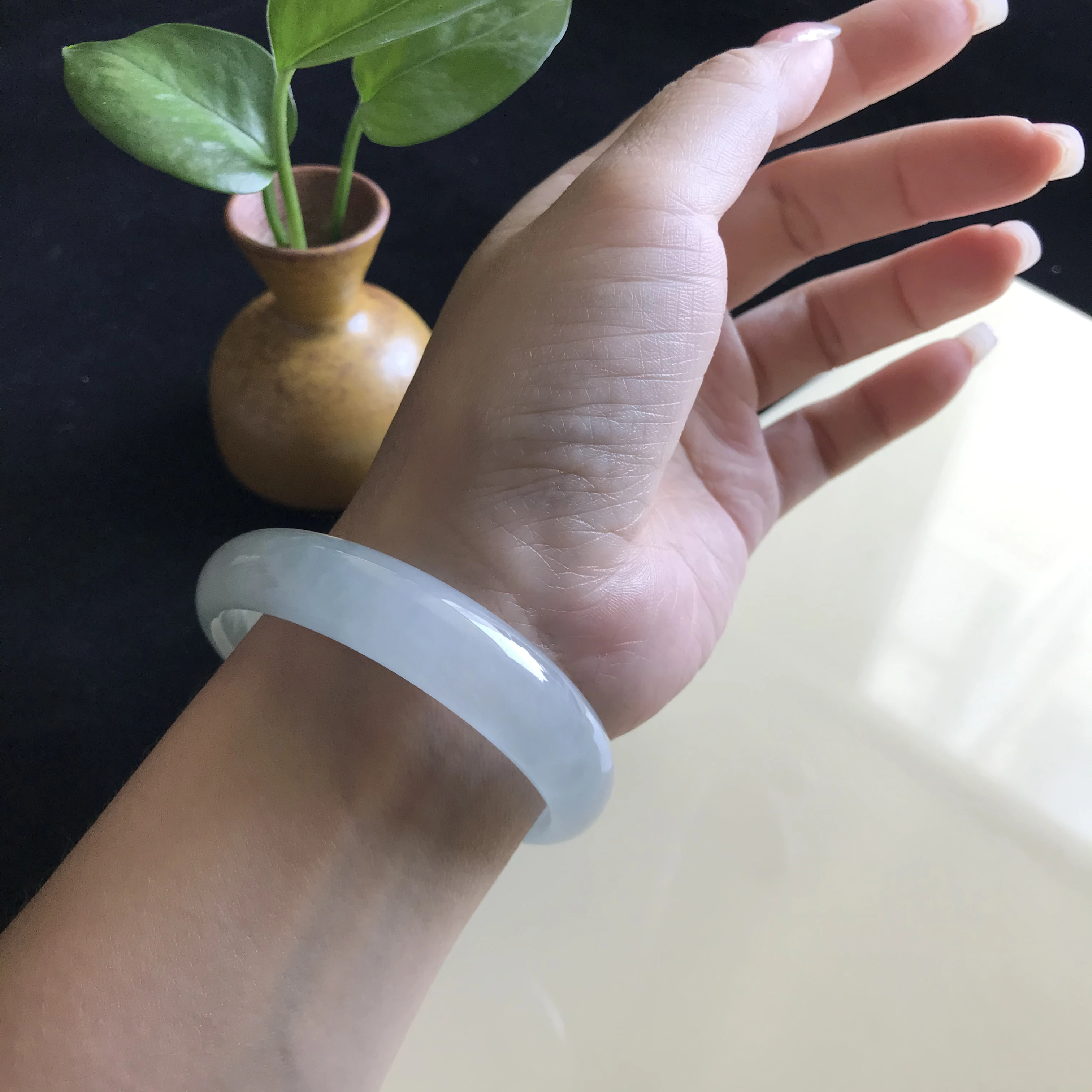 

Браслет высокого качества из Бирмы Женский, ювелирное изделие, 53 мм (с сертификатом)