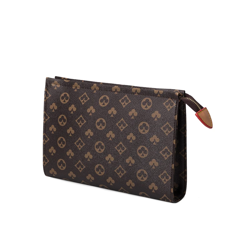 

Женский клатч в стиле ретро, Роскошный дизайнерский удобный клатч-конверт на молнии, большой кошелек для телефона, уличные повседневные кла...