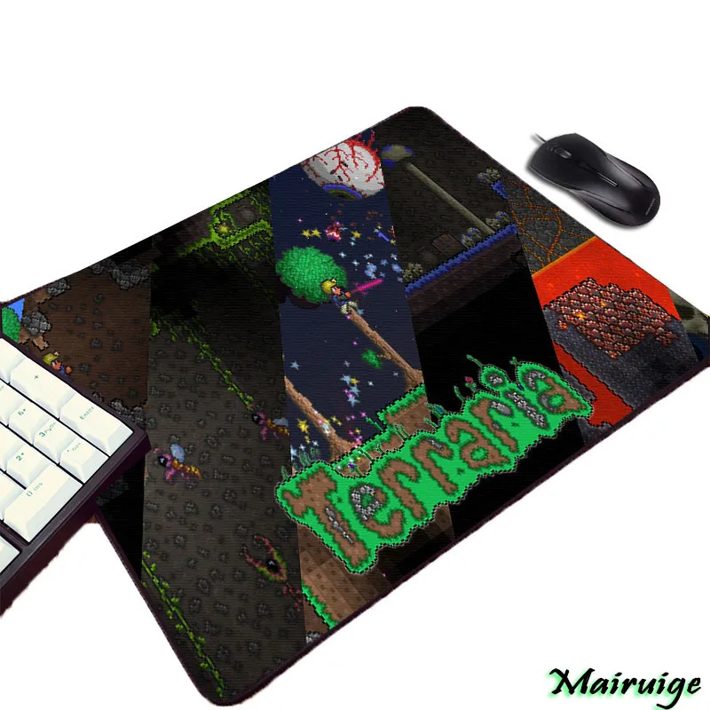 250X290X2MM Terraria видеоигра компьютерная игровая коврик для мыши маленький размер мини ПК Компьютерная геймерская игра Настольный коврик для мыши на клавиатуру - Цвет: 250X290X2MM