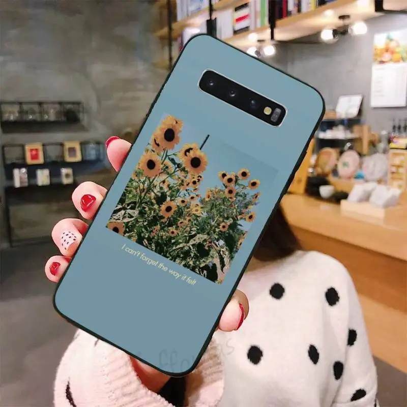

Great art prints Flower Sunflower Rose Phone Case For Samsung Galaxy S8 S9 S10 Plus Lite S10E Note 3 4 5 6 7 8 9 10 Pro cover