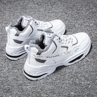 outdoor warm mens sneakers winter running shoes mens white sports shoes boy sport sneakers fur tennis male training gmb 1120