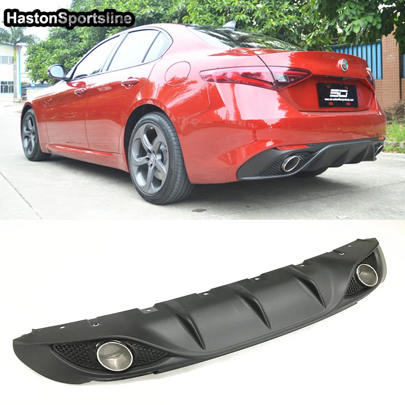 Для Alfa Romeo Giulia Комплект кузова автомобиля задний выхлоп с бампером диффузор