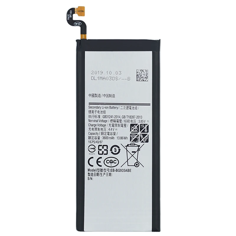 2 шт. OHD оригинальная запасная батарея EB BG935ABE для Samsung GALAXY S7 Edge G9350 G935FD G935W8 SM G935F