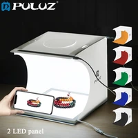 puluz 8 7 inch portable lightbox photo studio box tabletop shooting light box tent photography box softbox set for items display