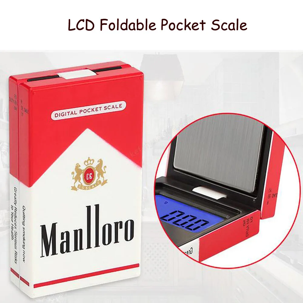 

Mini Electronic Digital Scales 0.01g Foldable Pocket Scale Postal Kitchen Jewelry Weight Balance Scale